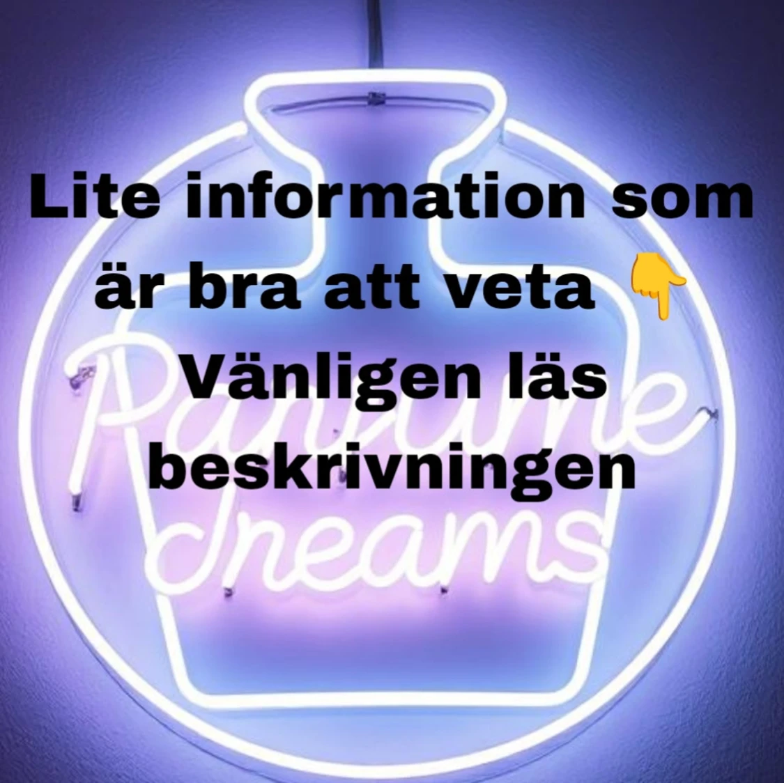 Vänligen läs innan köp