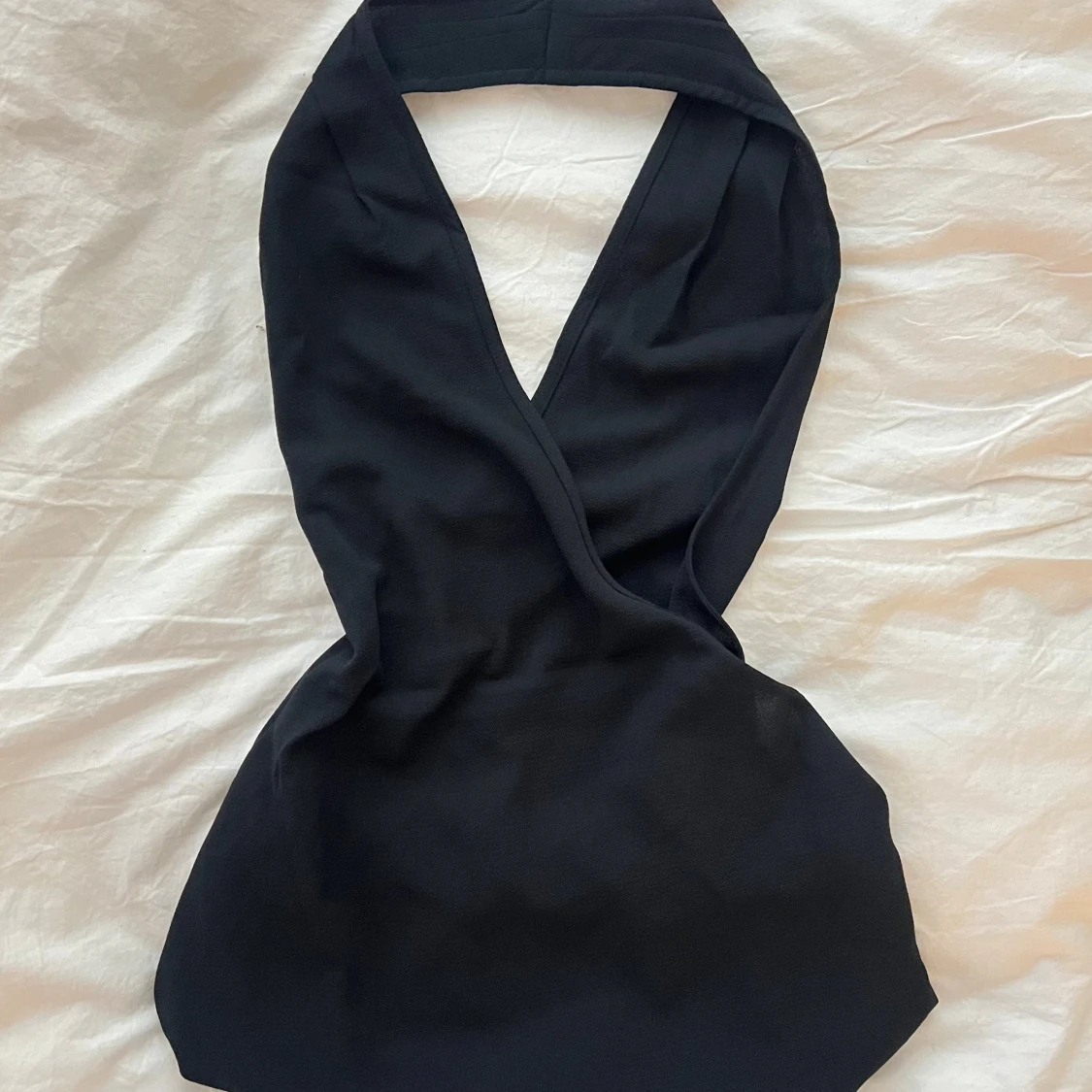 Svart halterneck topp  - 1