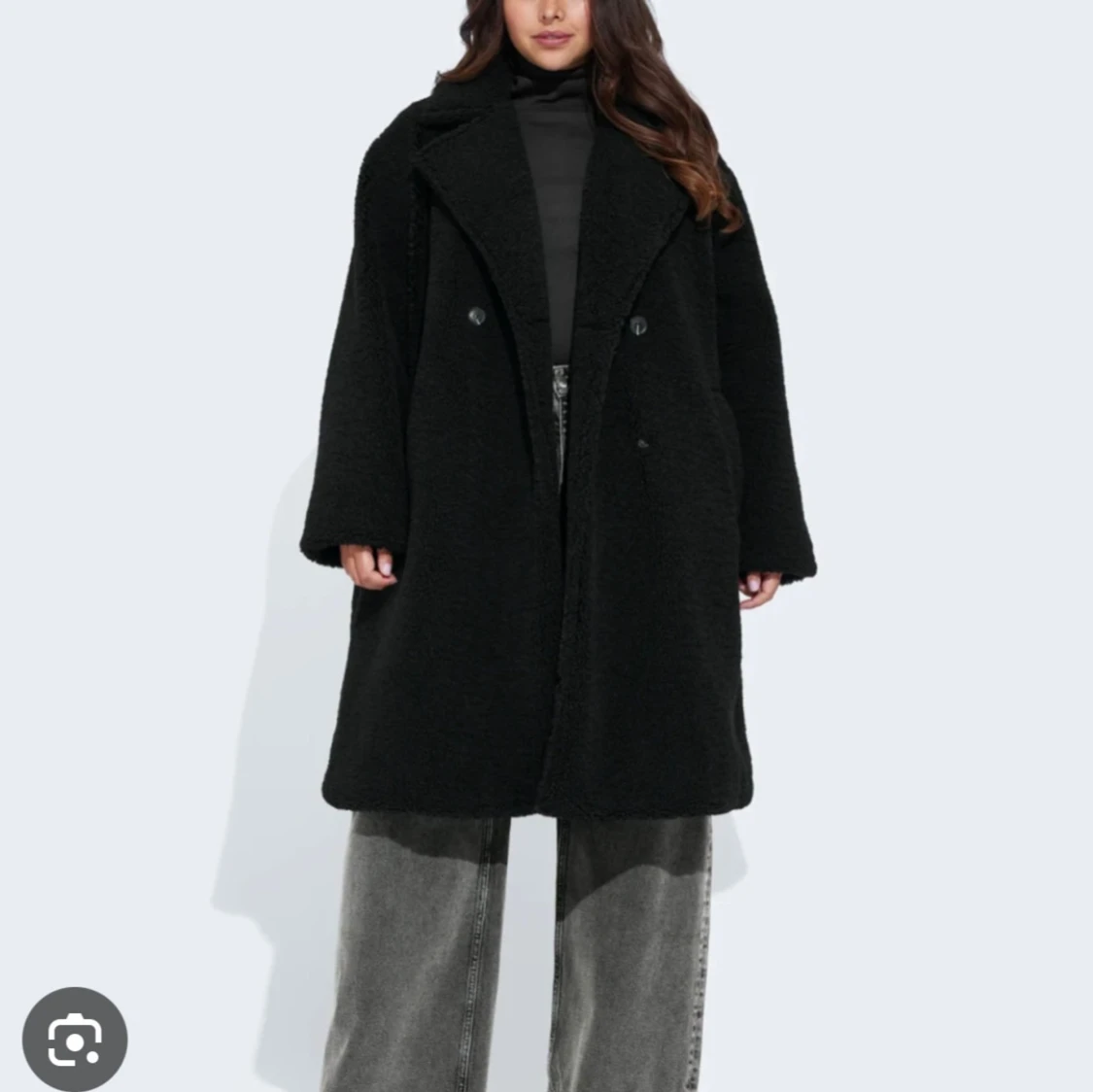 Svart teddyjacka från Bik Bok - 3