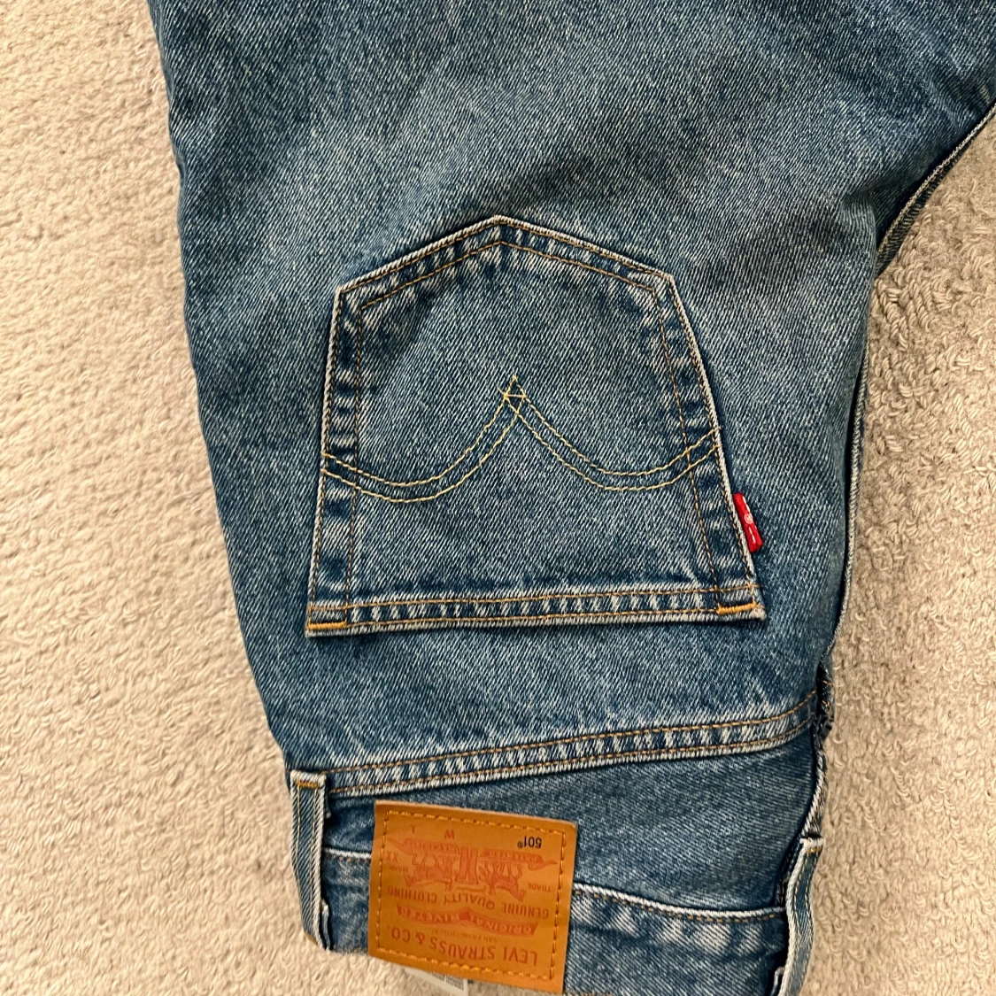Levi's 501 blå jeans straight fit - 2