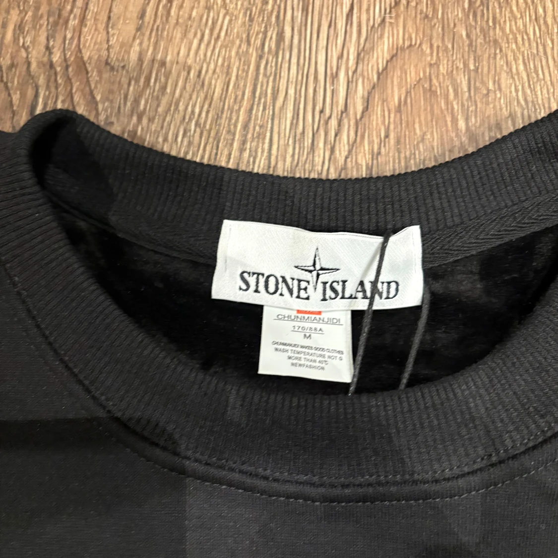 Svart Stone Island Sweatshirt  - 1
