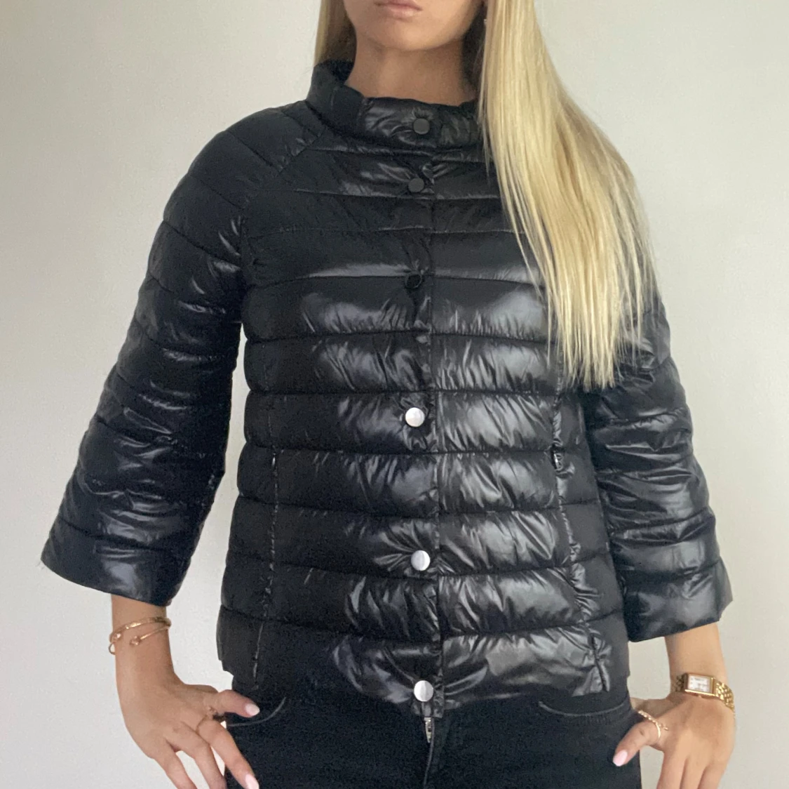 Svart hernoliknande jacka  - 3