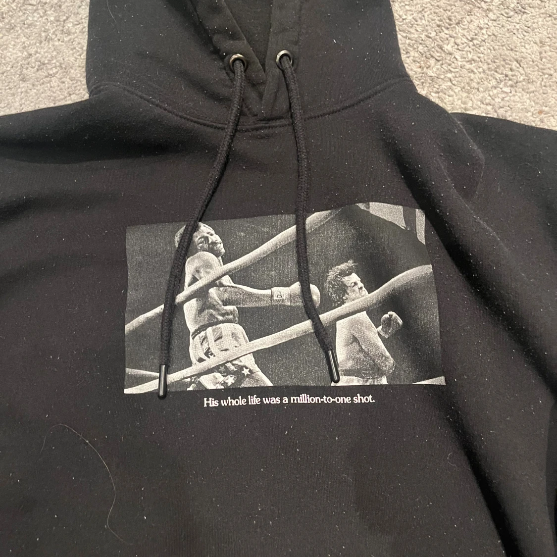 Svart Rocky Balboa hoodie Pull&Bear XS - 1