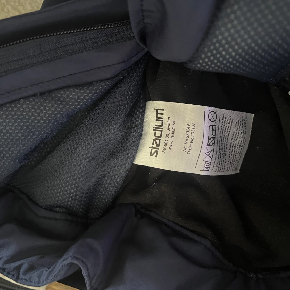 Mörkblå skidbyxor/termobyxor - 4