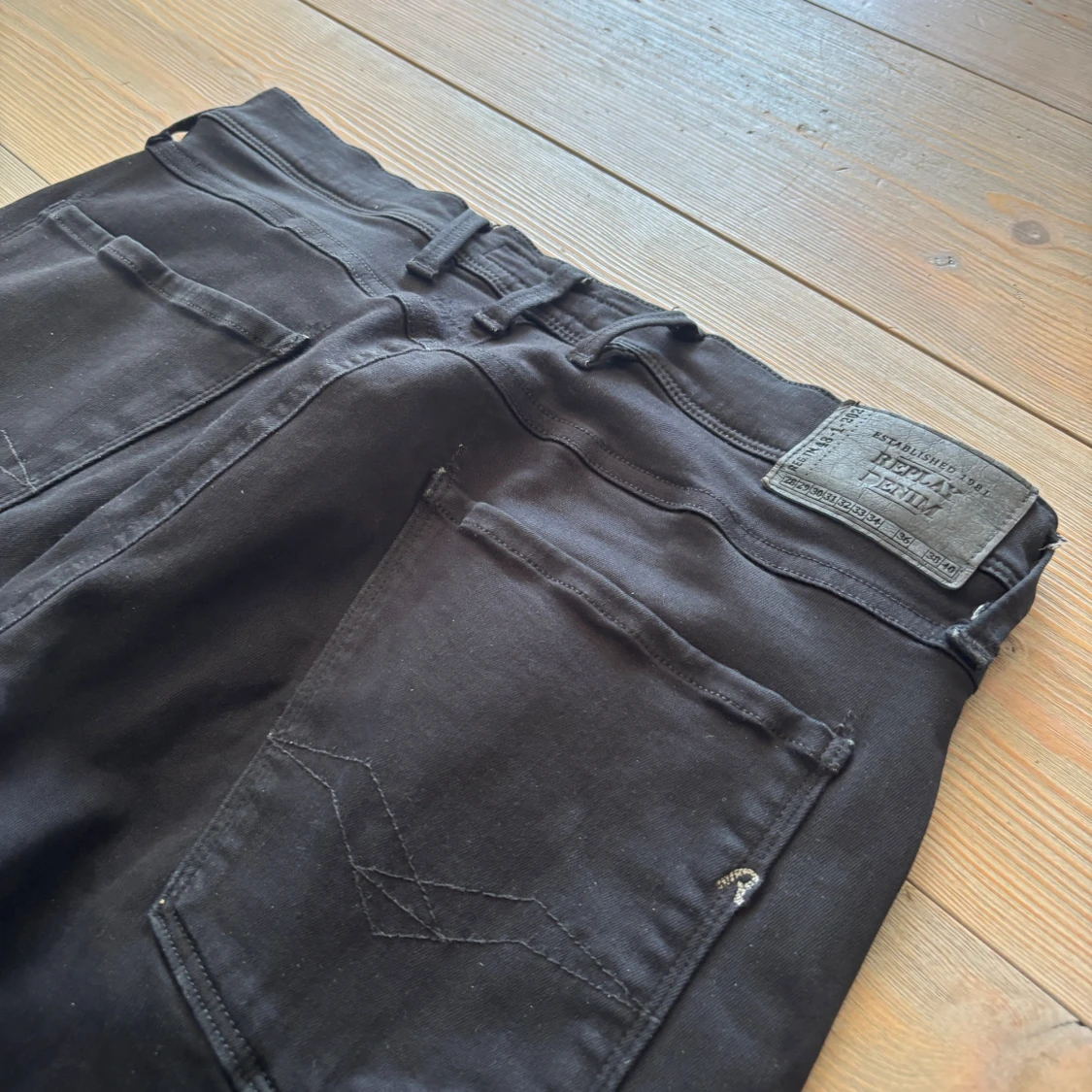 Svarta Replay Anbass jeans - Replay klassiker🇮🇹 - 2