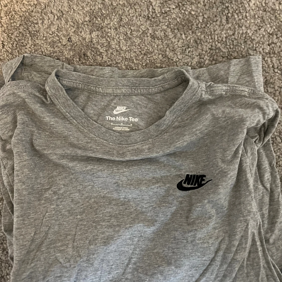 Grå Nike t-shirt i bomull - 2