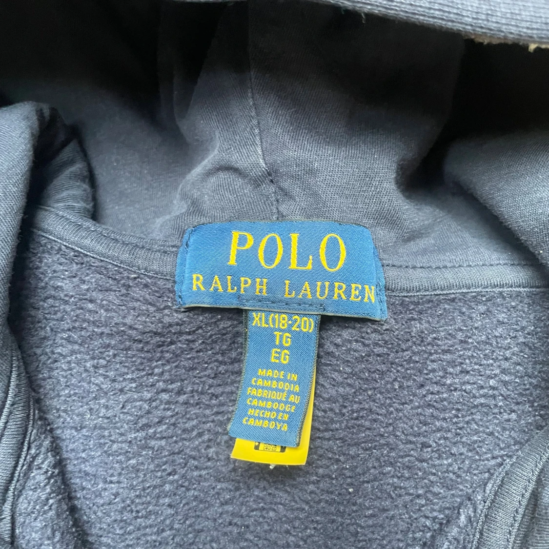 Marinblå hoodie från Polo Ralph Lauren - 4