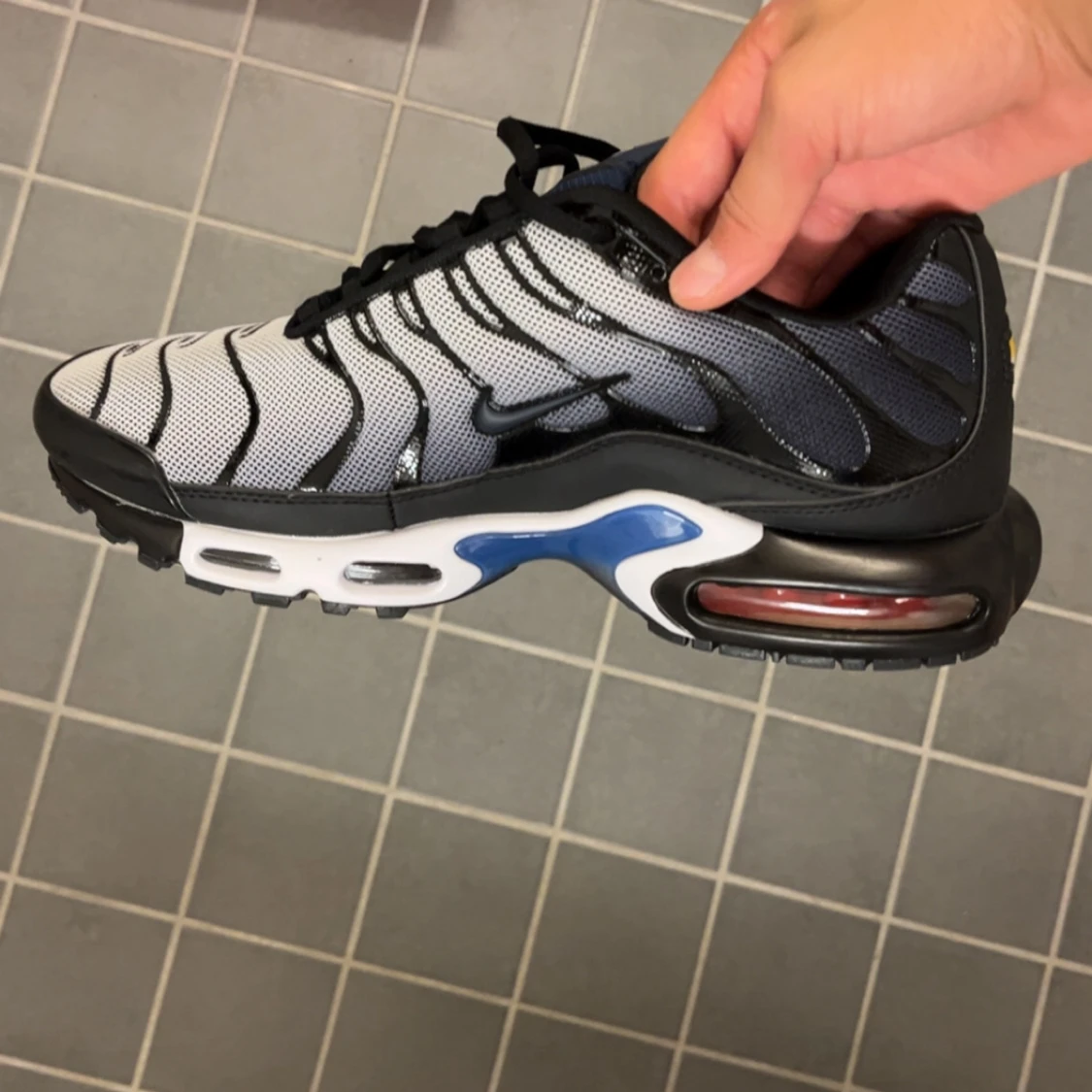 Nike Air Max Plus TN svart/vit/blå - 3