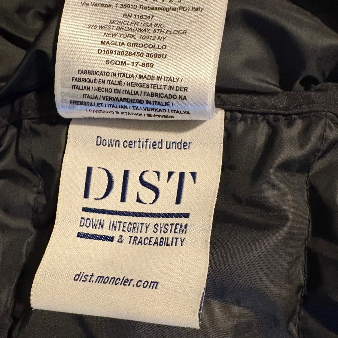 Svart Moncler Väst  - 2