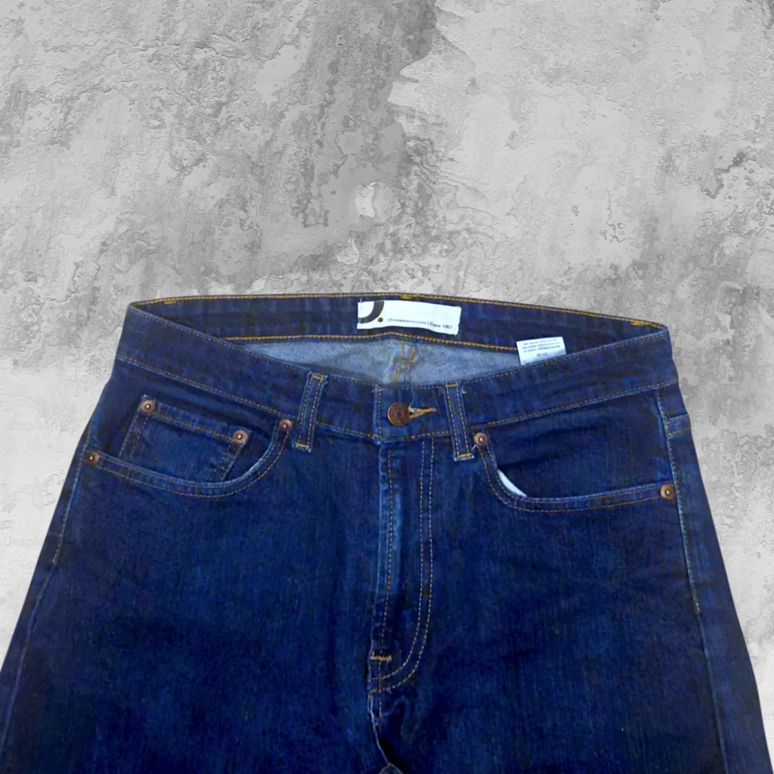 Rare Dressmann Jeans Archive Retro Grisch Niche Y2K Blue Slim Relaxed - 4