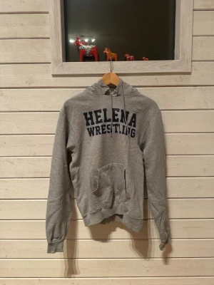 Champion hoodie - Grå champion, college hoodie. Storlek S 