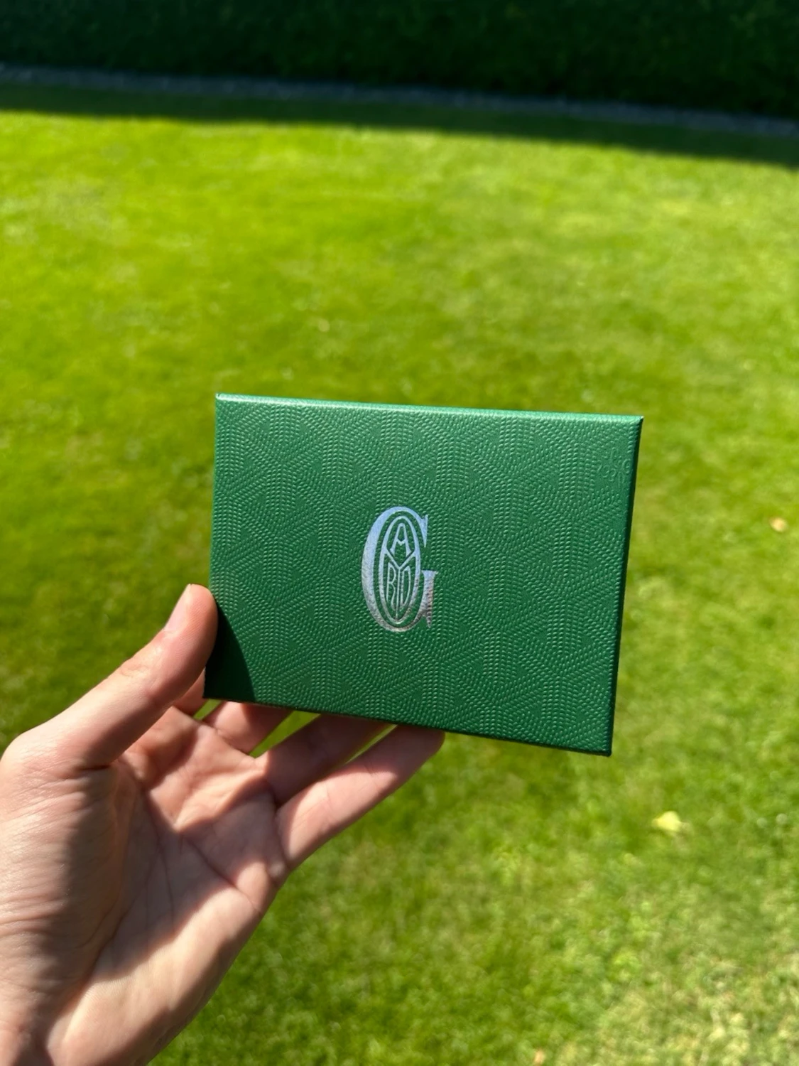 Grön Goyaard plånbok  - 3