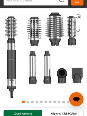 Hårfön med tillbehör  - Använd hårblåsen resten helt oanvänd😇