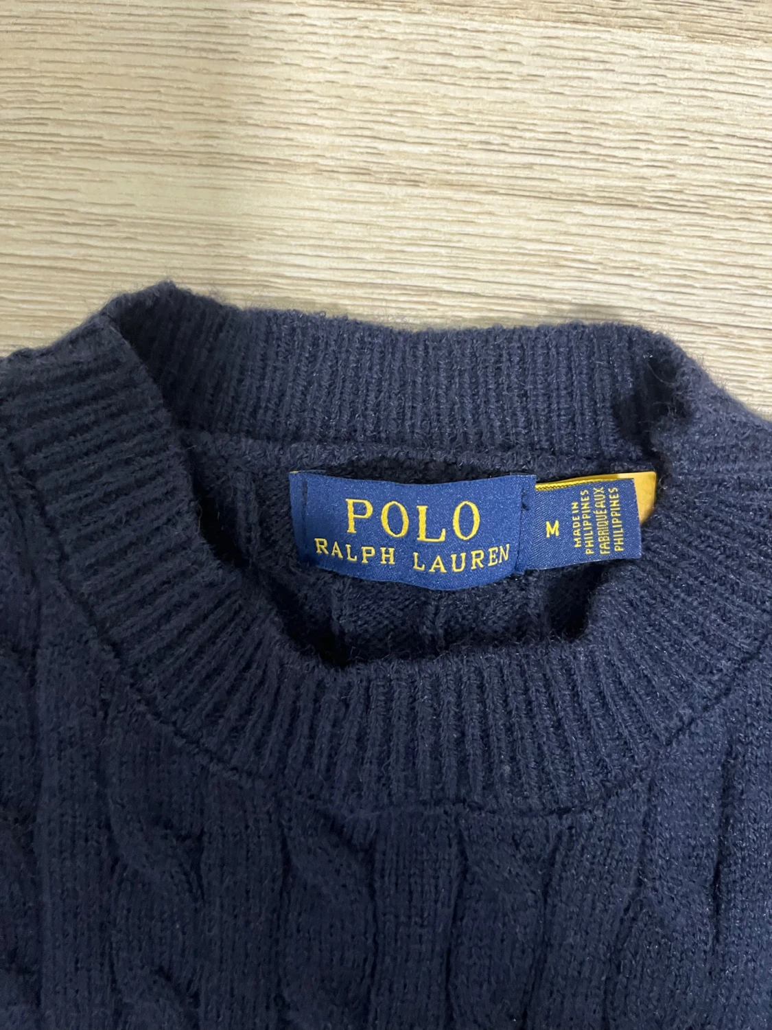 Mörkblå stickad tröja Polo Ralph Lauren - 2