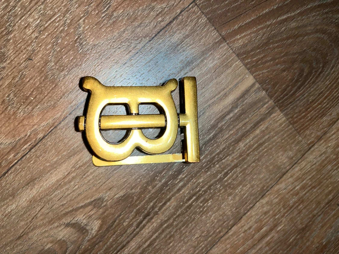  Burberry bälte med guldfärgat spänne - 2