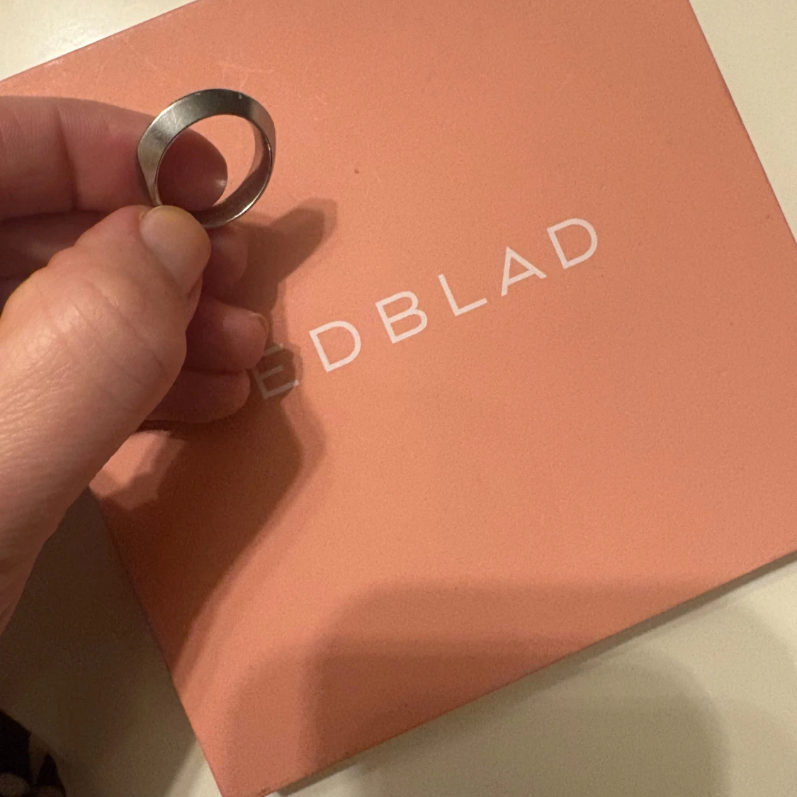 Edblad silverfärgad ring - 1