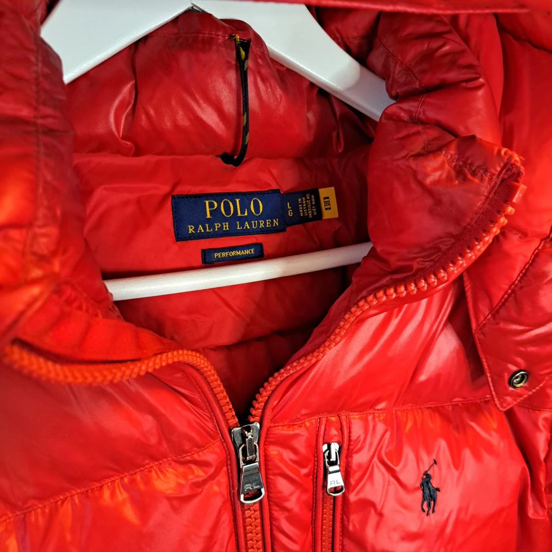 Ralph Lauren Röd Dunjacka - Stl L - 2