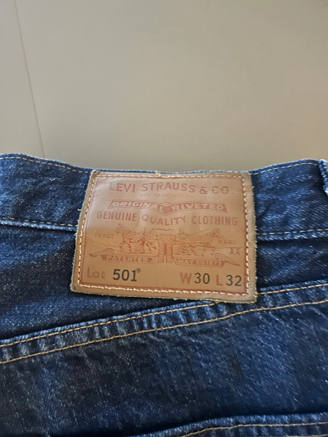 Levi's 501 jeans blå W30 L32 - 1