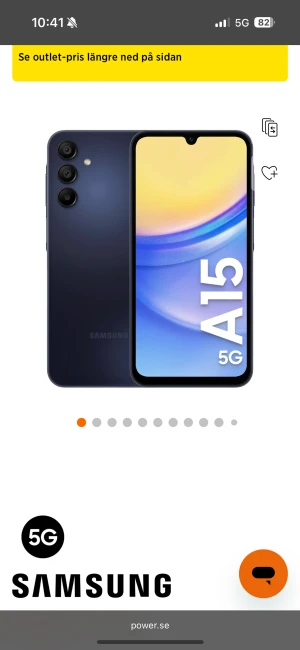 Samsung Galaxy A15 5G - Samsung Galaxy A15 5G är en modern smartphone med stor skärm, trippelkamera och elegant design. Perfekt för dig som vill ha snabb 5G-uppkoppling, bra batteritid och pålitlig prestanda. Telefonen ser ut att vara i nyskick utan synliga repor eller skador. Nypris är 2890 och säljer för den inte kommer till användning. Kvitto finns självfallet. Hör av er vid eventuella frågor!
