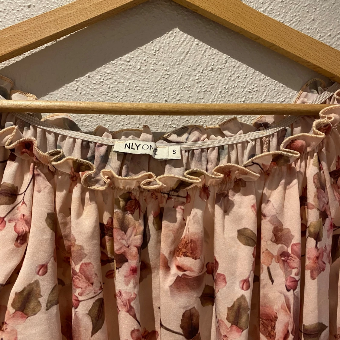 Off shoulder print topp - 2