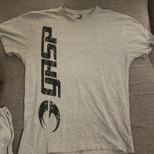 Grå GASP t-shirt med tryck - Säljer en grå t-shirt från GASP i storlek S. 