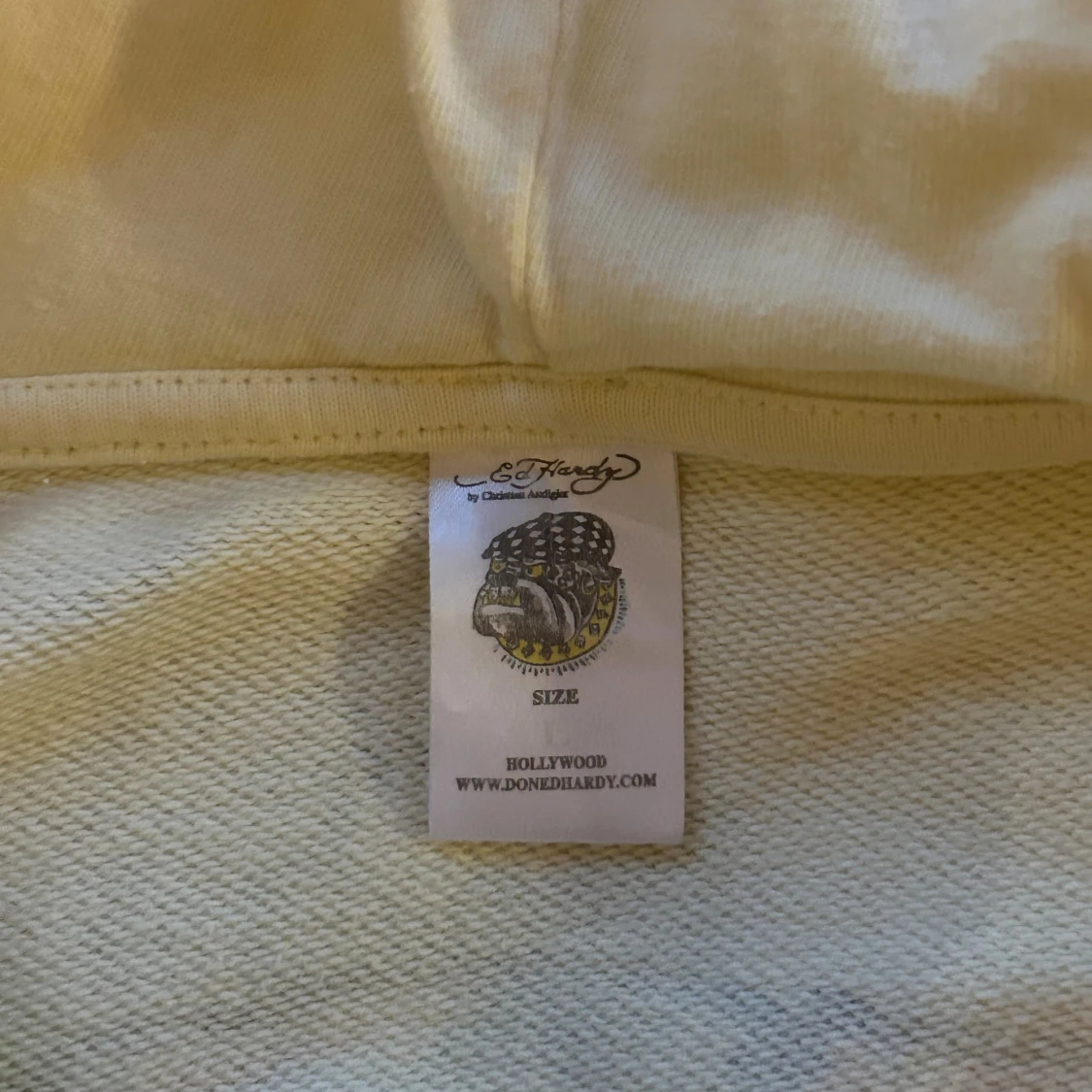 Cream Ed Hardy hoodie  - 4
