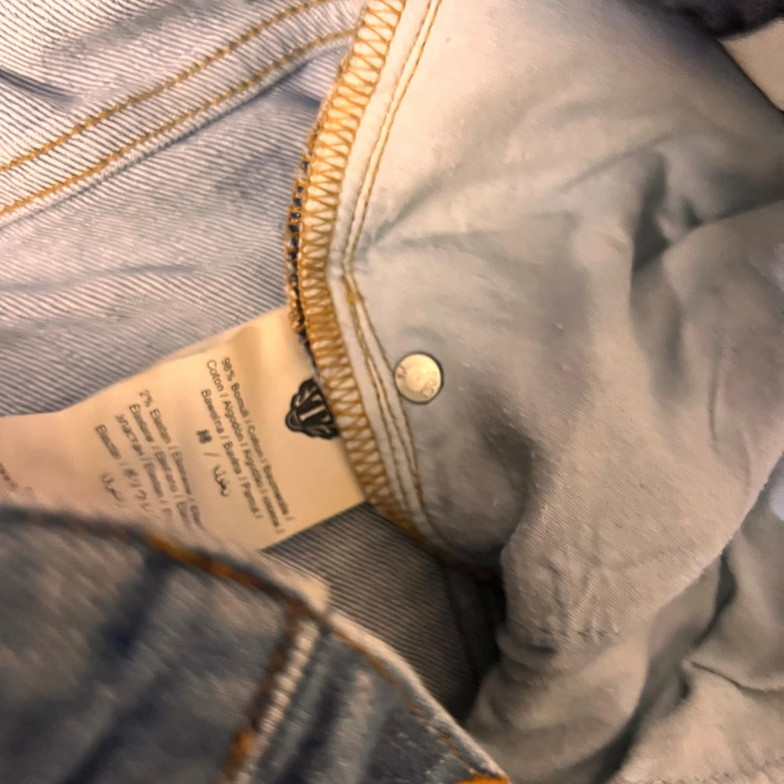 Ljusblå skinny jeans från T/J - 1