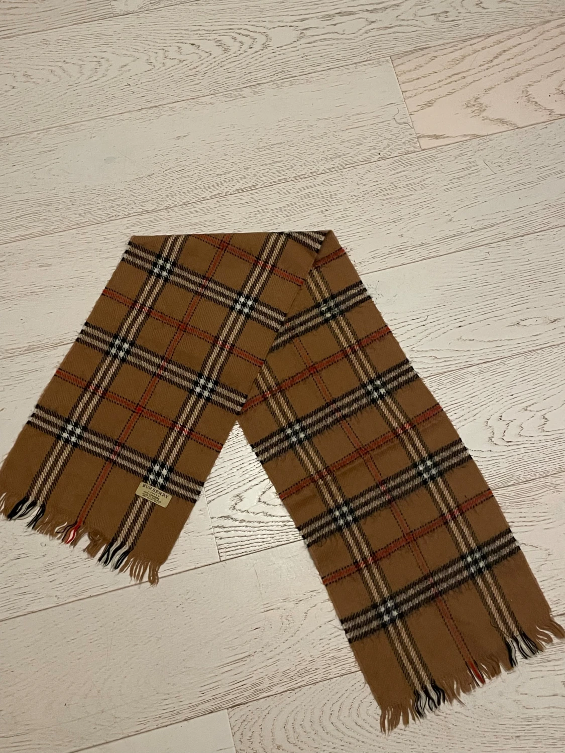 Burberry rutig halsduk i kashmir - 3