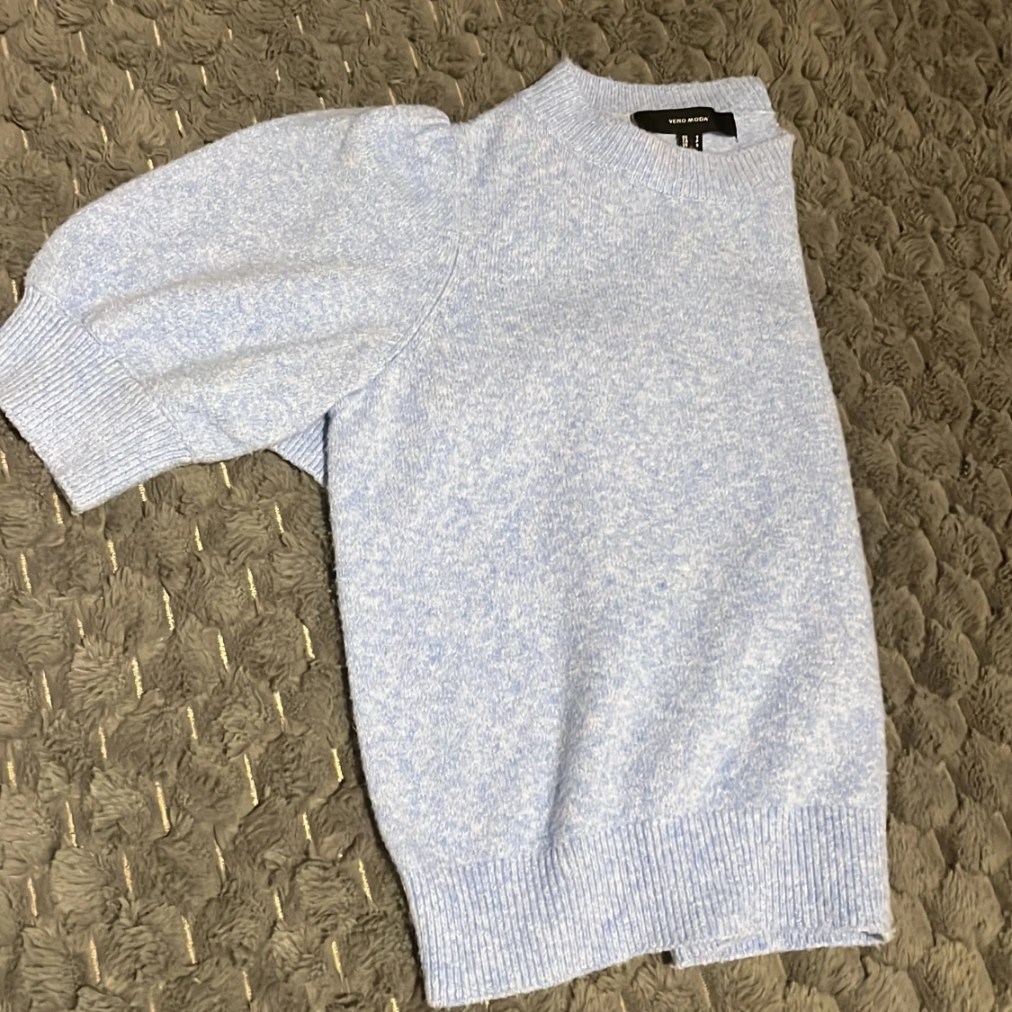 Ljusblå stickad tröja Vero Moda - 1