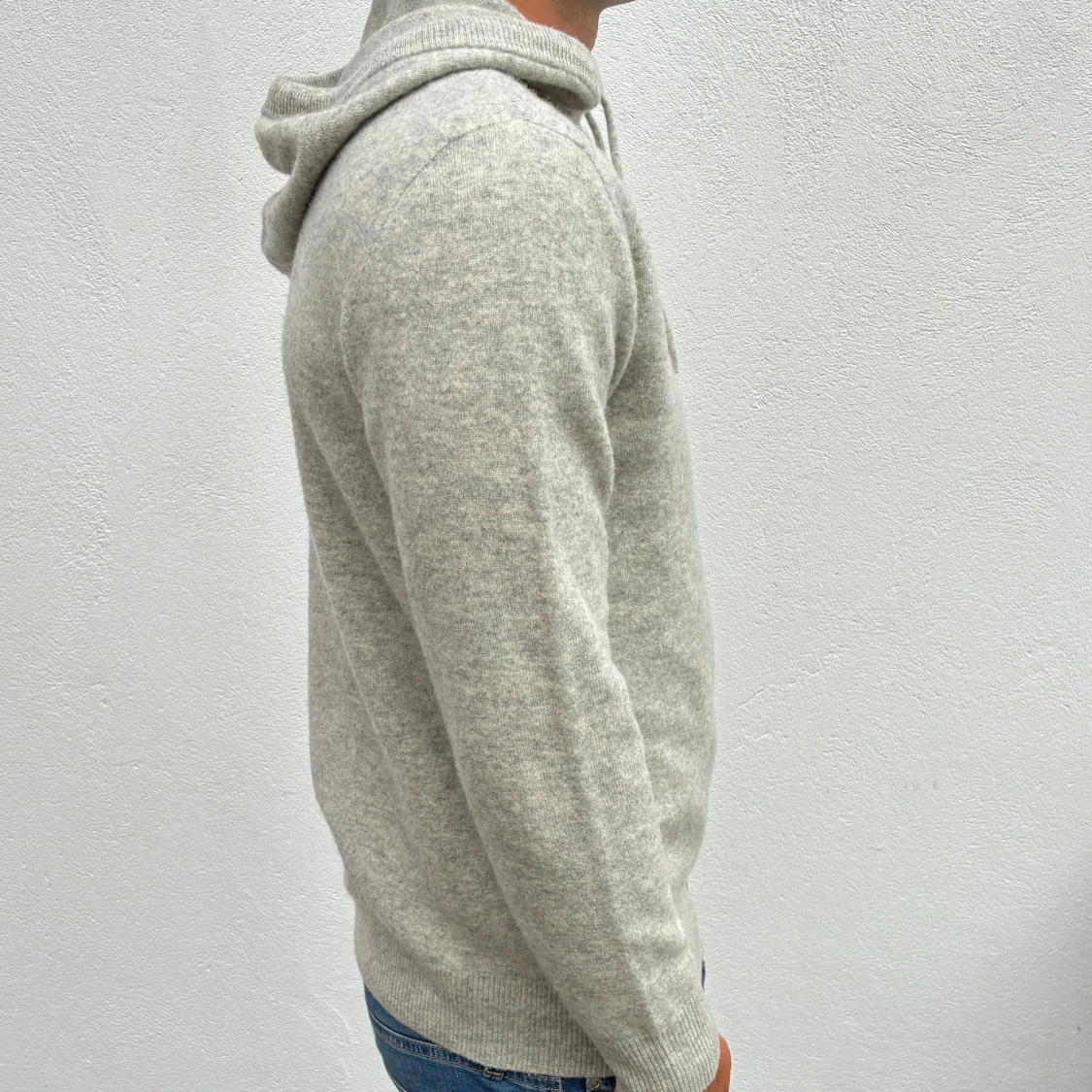 Kashmir/Merino hoodie - 1