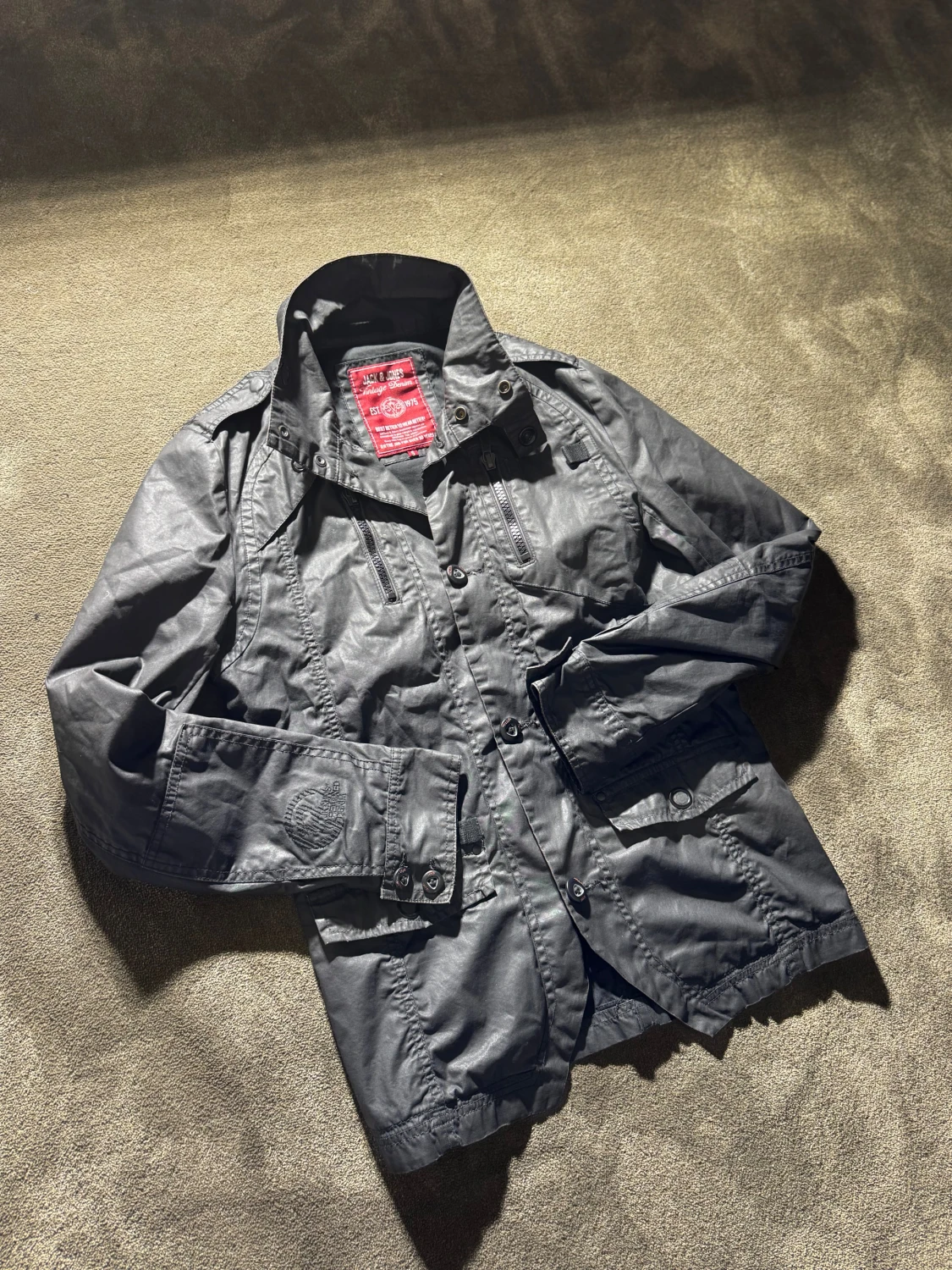 Svart vindjacka från J&J Vintage - 1