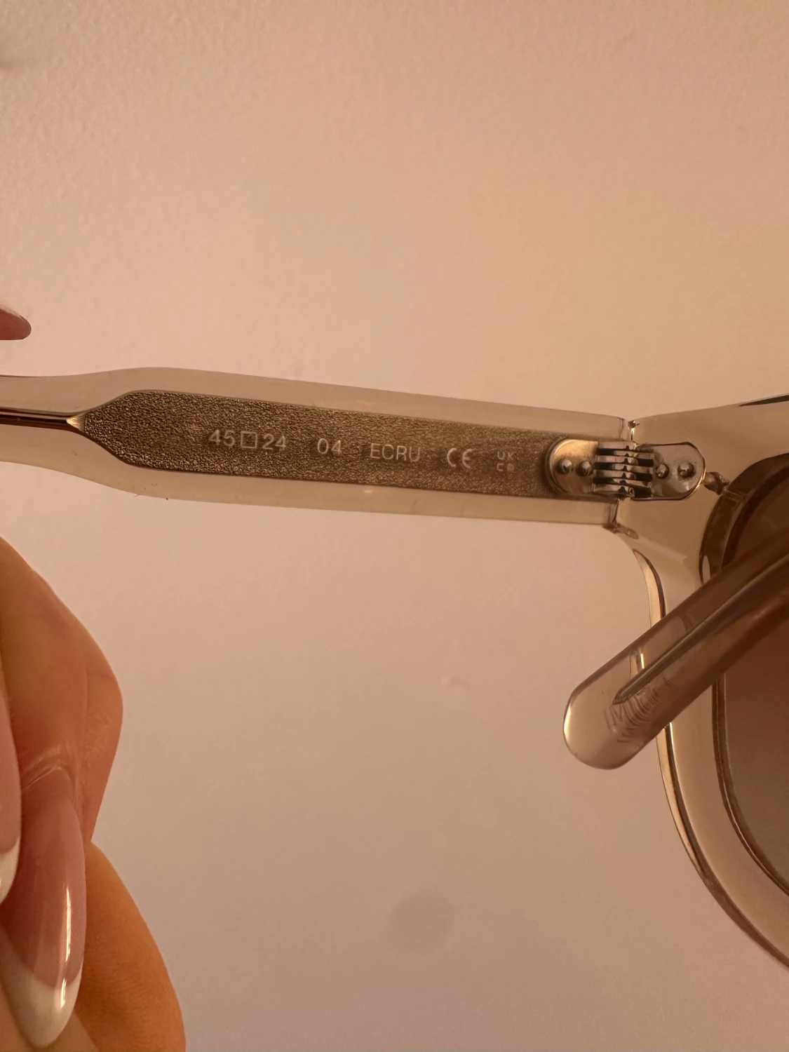 Beige CHIMI solglasögon i fyrkantig form - 3