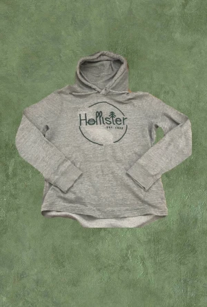Hollister hoodie - Säljer nu denna feta Hollister hoodie men grön text och riktig skönt material, storlek S och passar perfekt på mig som är 172. Priset kan diskuteras vid snabb affär!