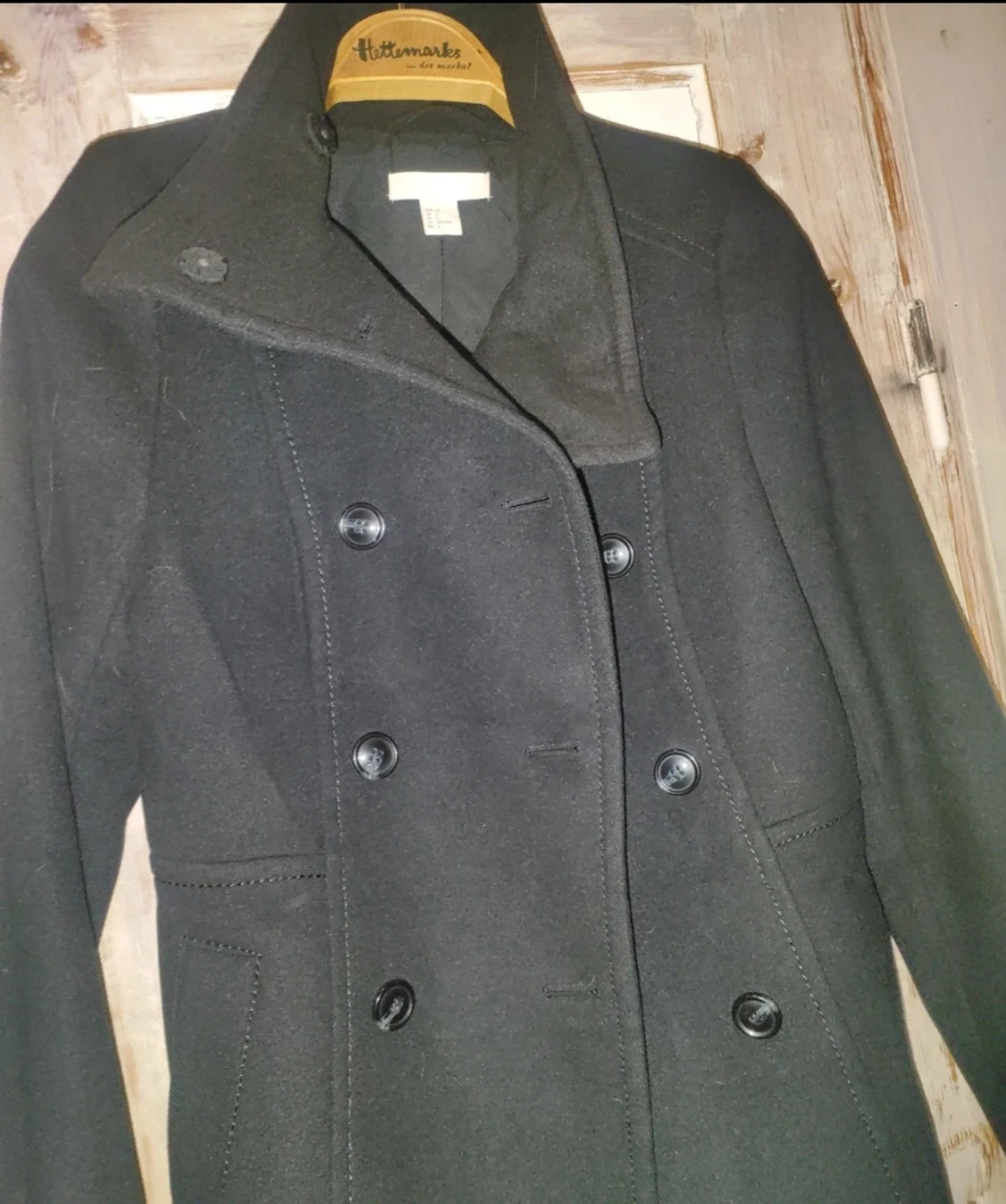 Svart skepparkavaj från H&M, strl 34 - 2