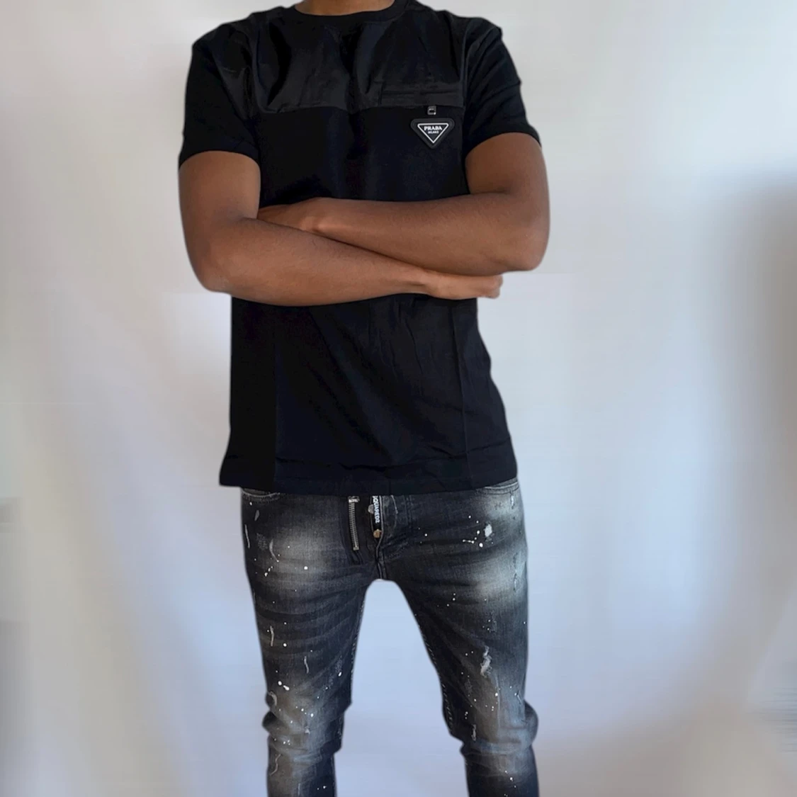 Prada tshirt strl M svart - 1