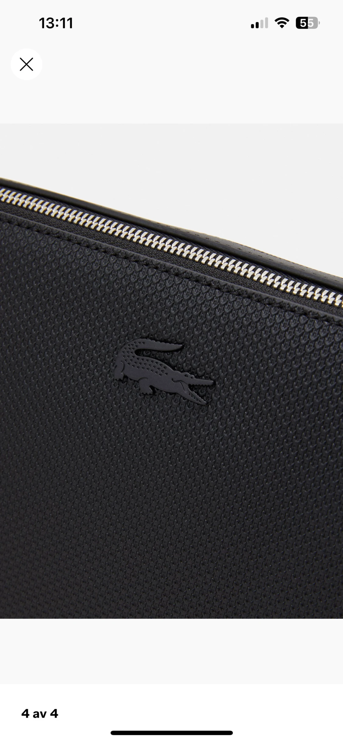 Svart axelväska från Lacoste - 3