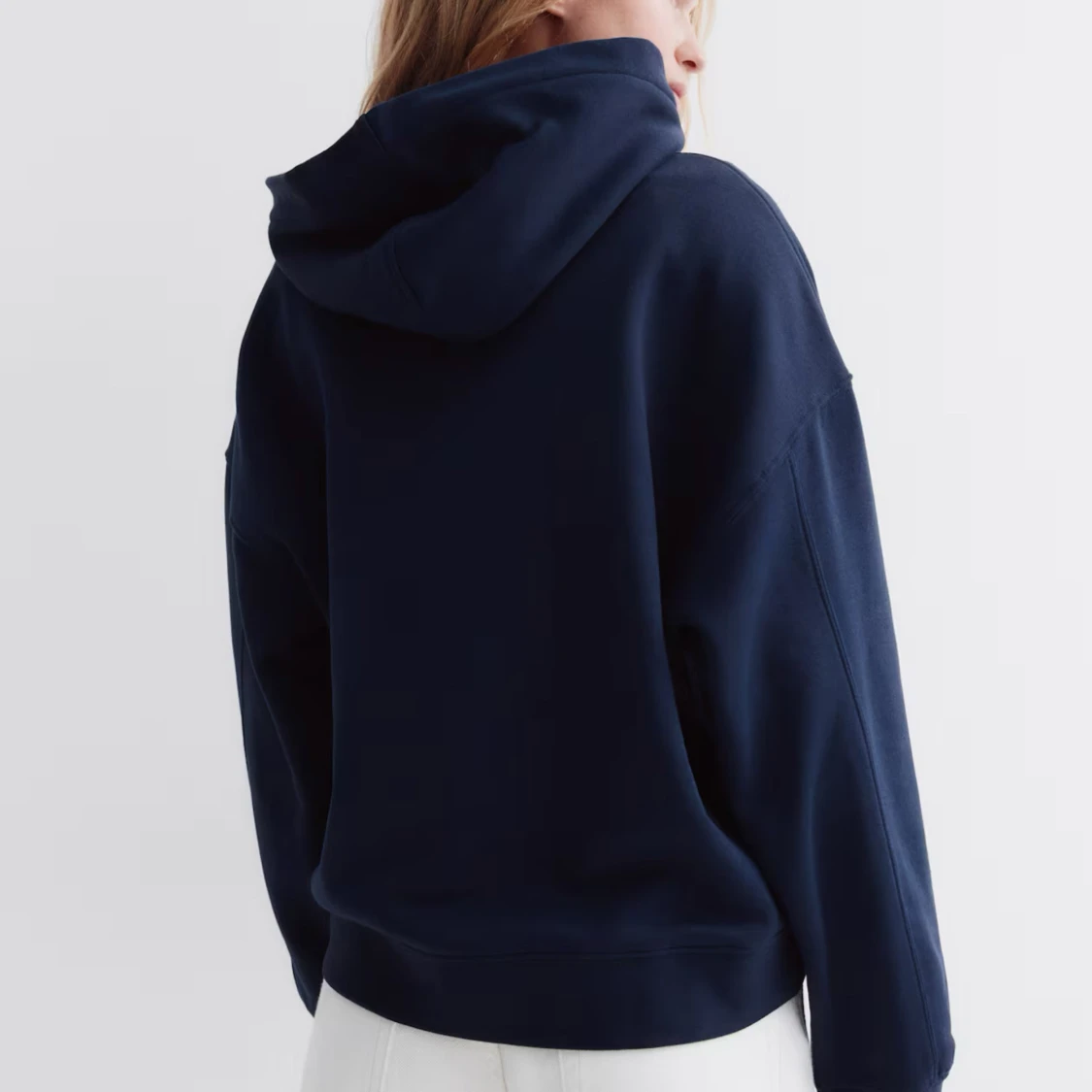 Mörkblå hoodie - 2