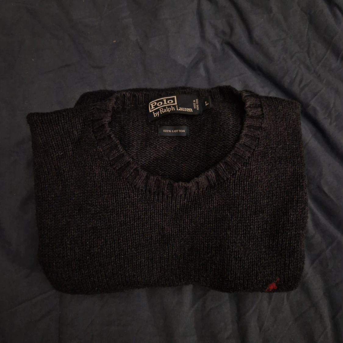 Mörkblå stickad tröja Polo Ralph Lauren - 2