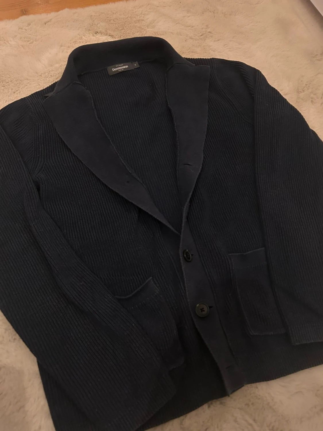 Mörkblå cardigan - 2