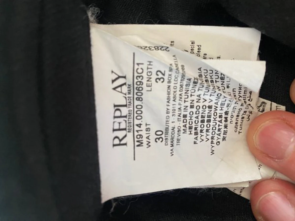 Replay svarta jeans stl 30/32 herr - 2