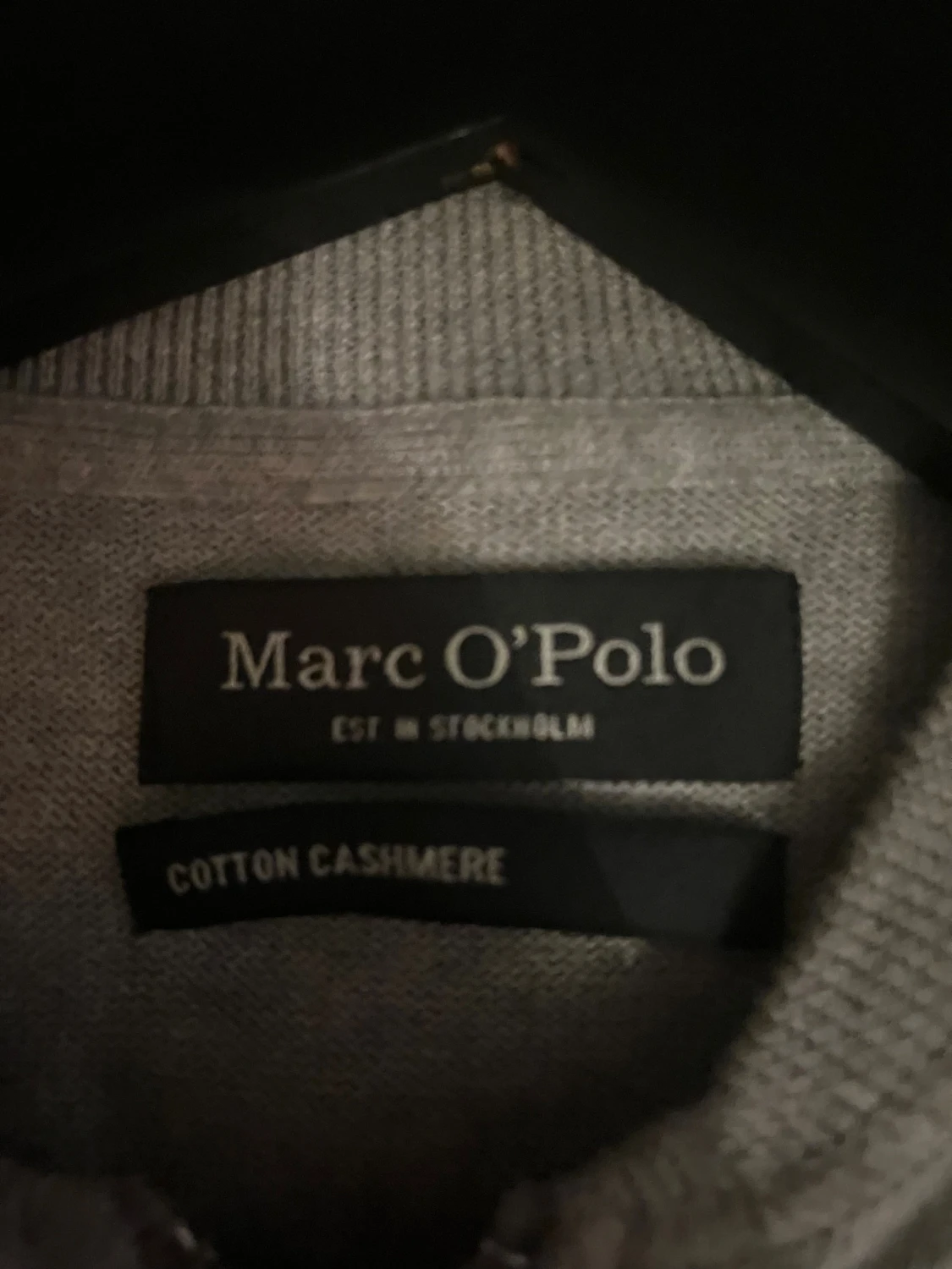 Grå kofta från Marc O'Polo med dragkedja - 1