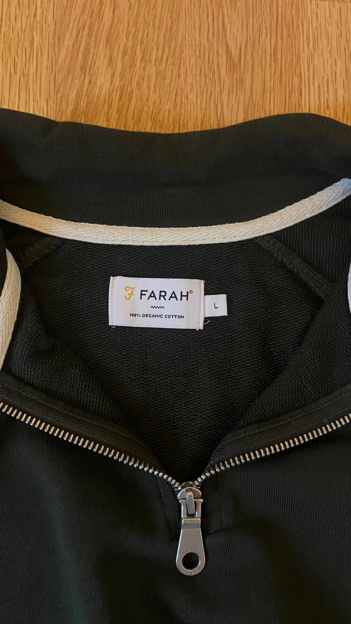 Grön half zip tröja från Farah - 2