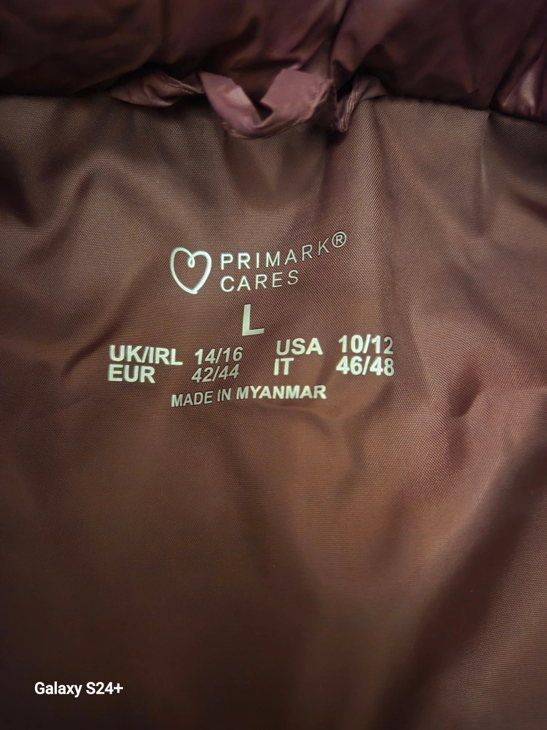 Mörklila pufferväst från Primark - 1