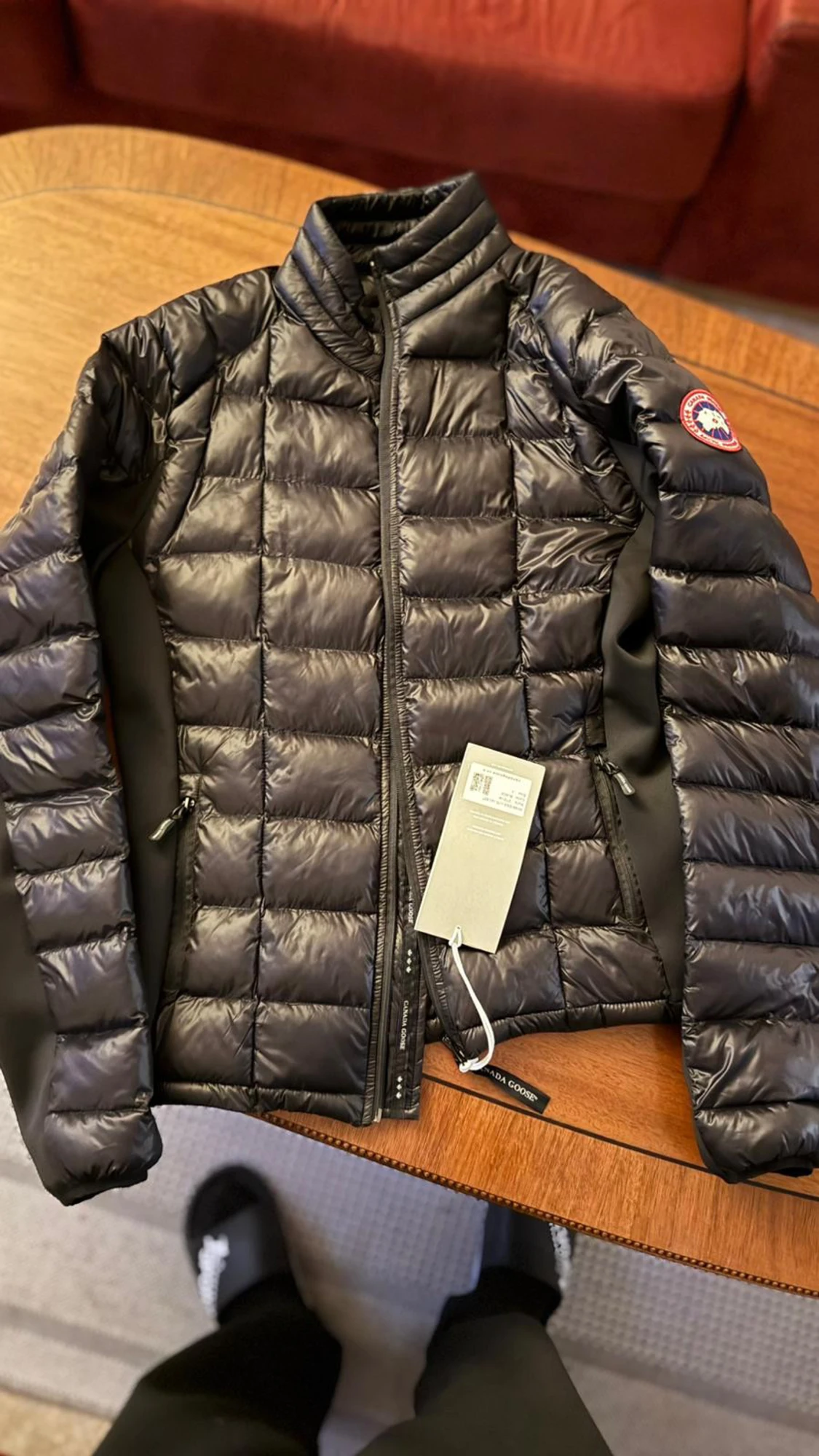 Svart dunjacka från Canada Goose