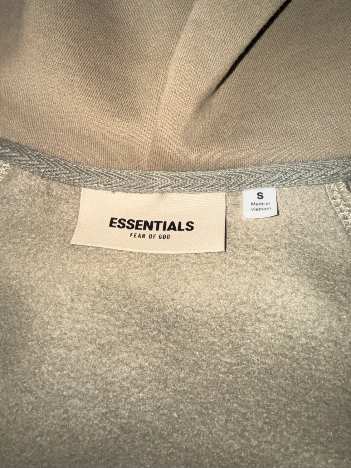 Beige Essentials Fear of God hoodie - 2
