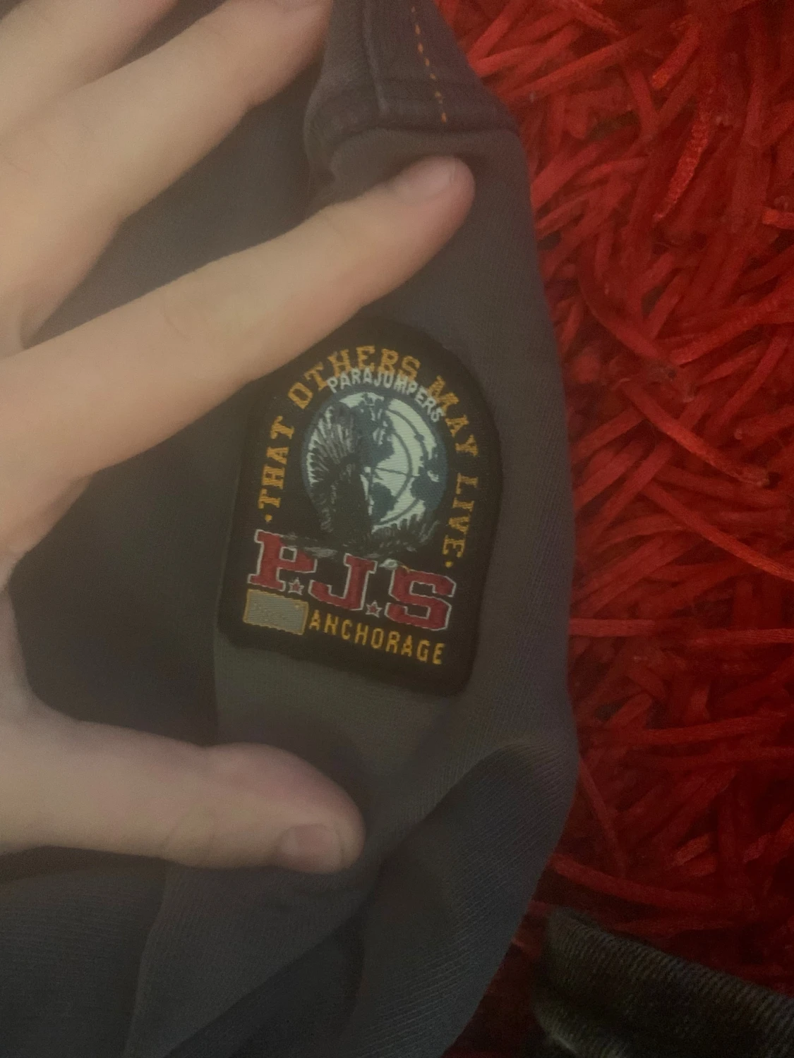 Mörkgrå fleece-tröja från Parajumpers - 2