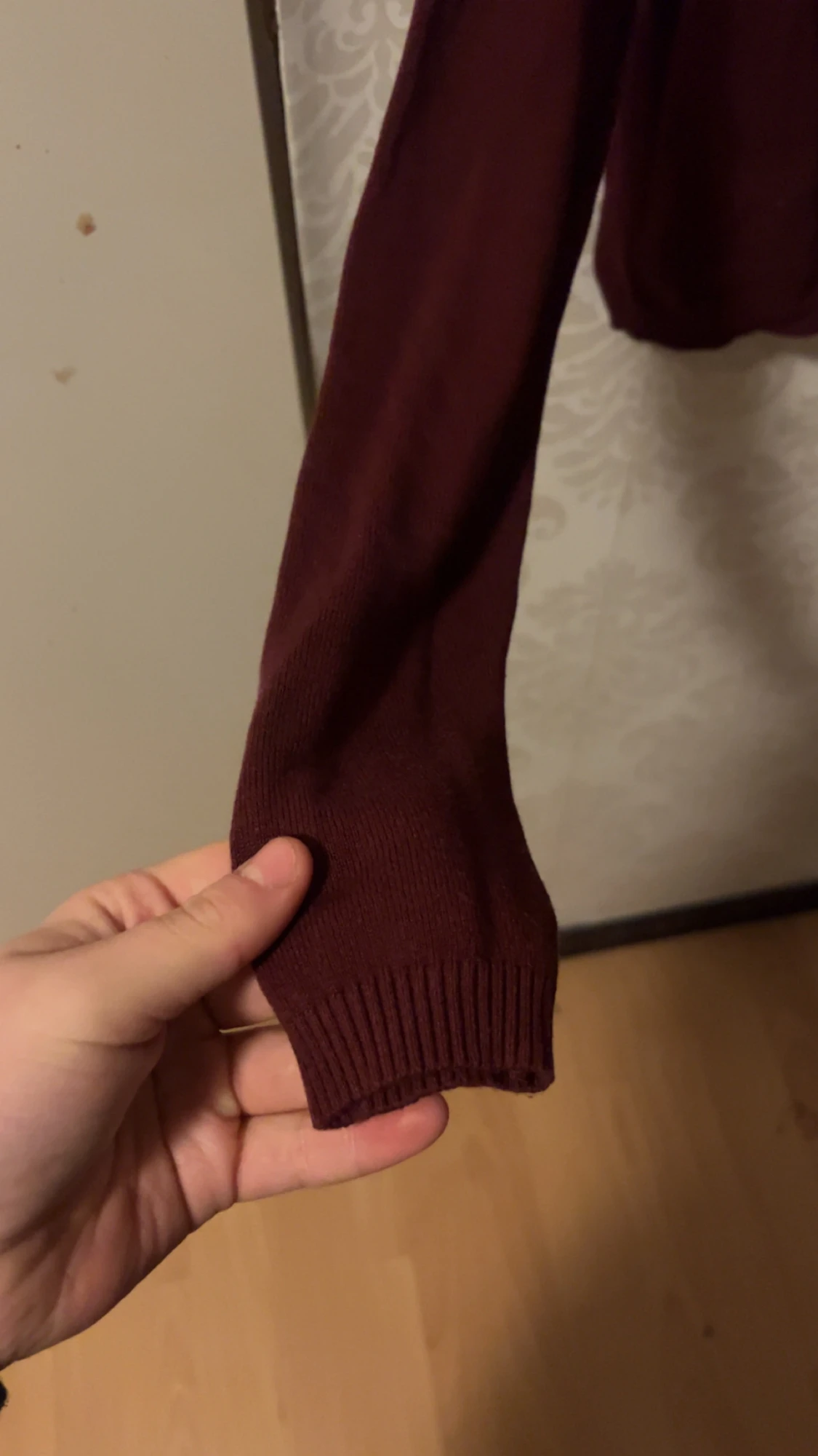 Vinröd kofta från 157, XS - 3