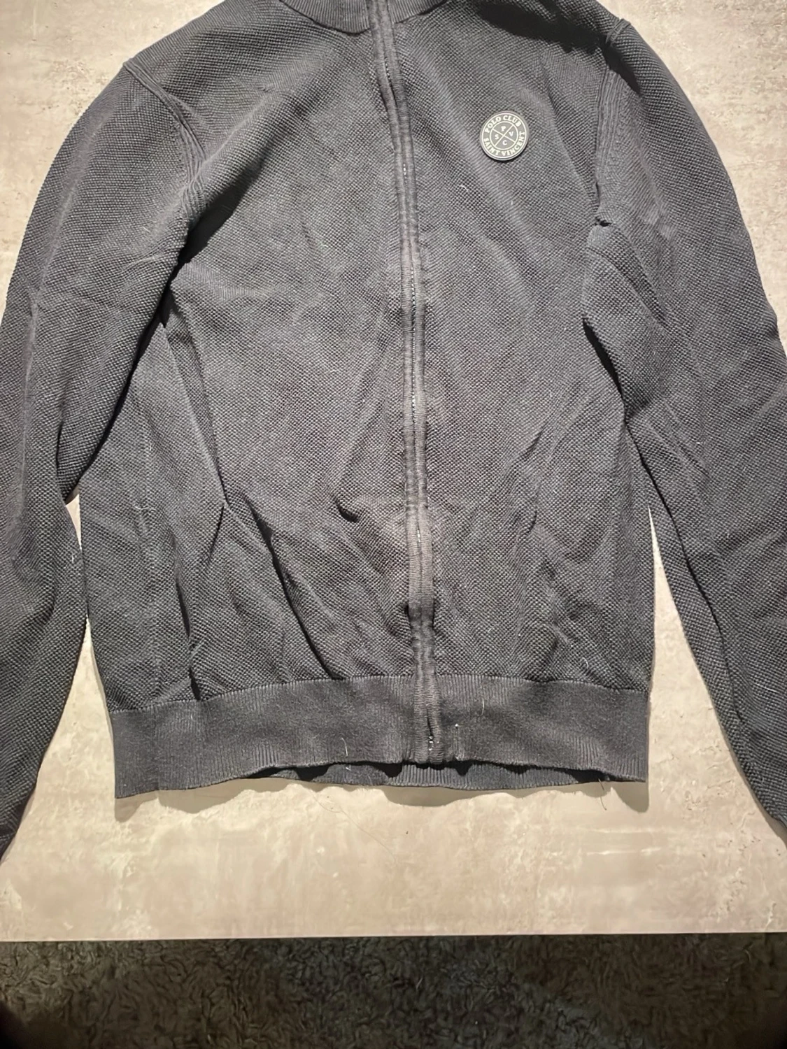 Grå ziptröja från Polo Club