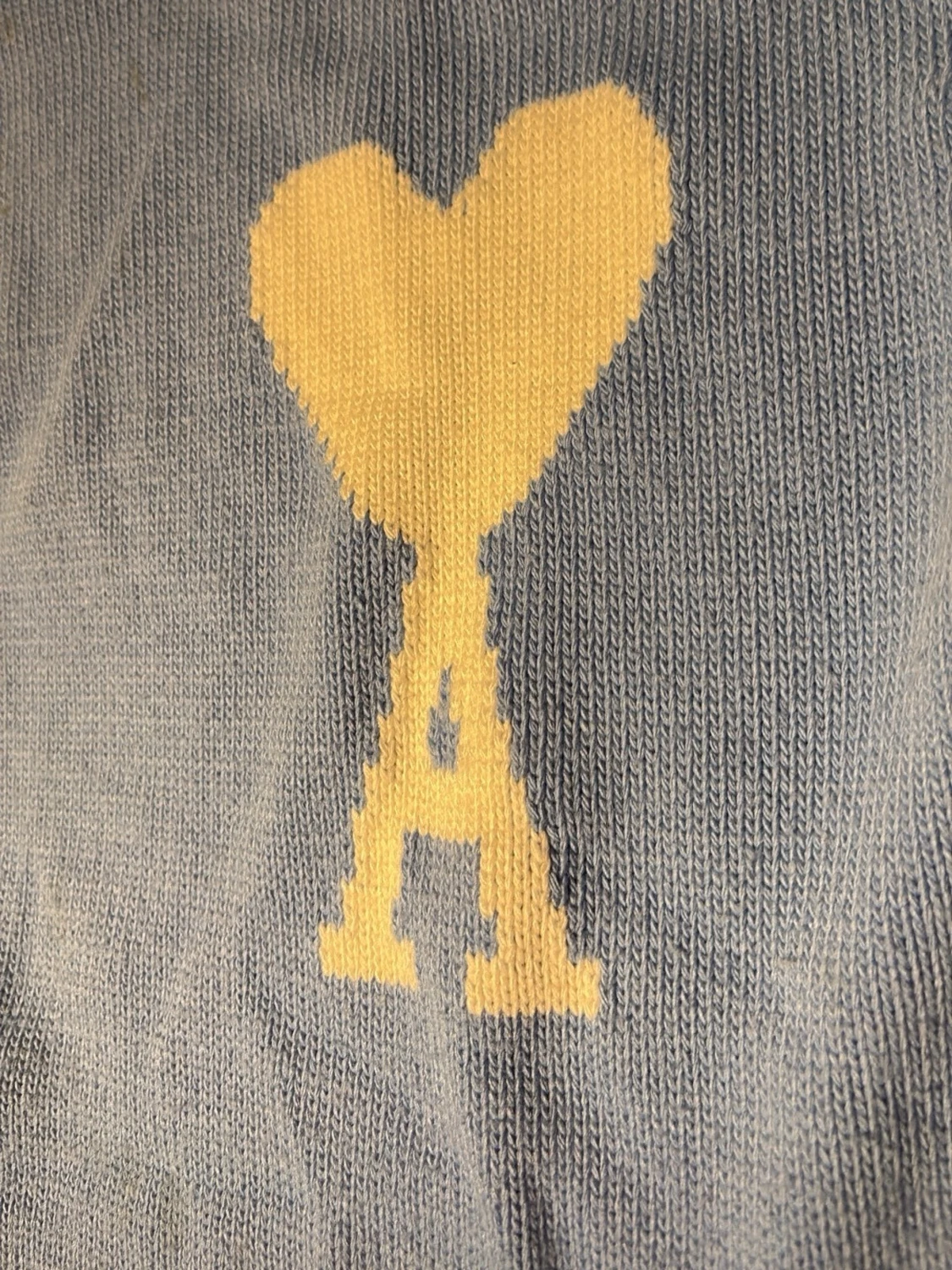 Ljusblå stickad tröja från Ami - 3