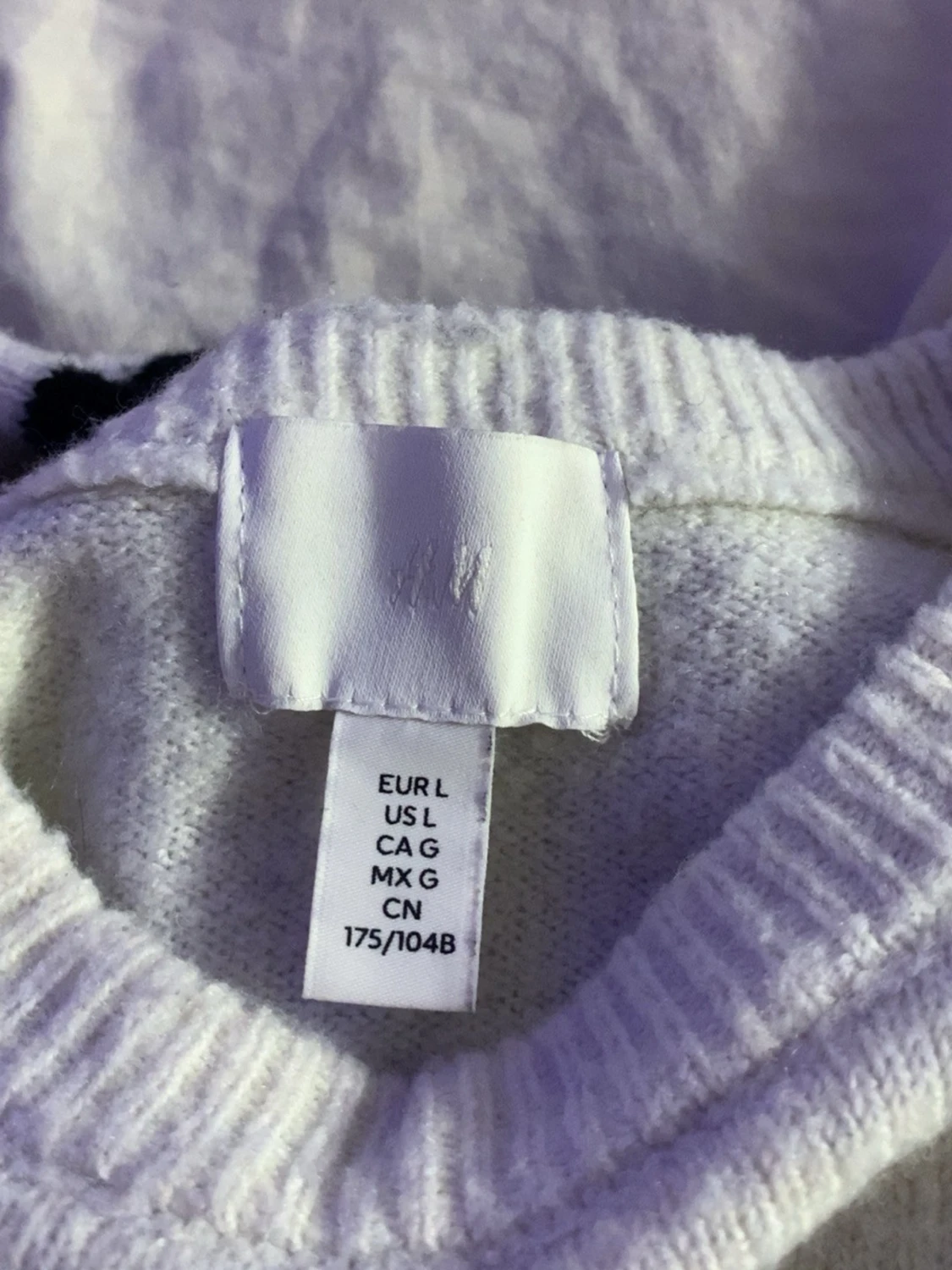  randig stickad tröja - 2